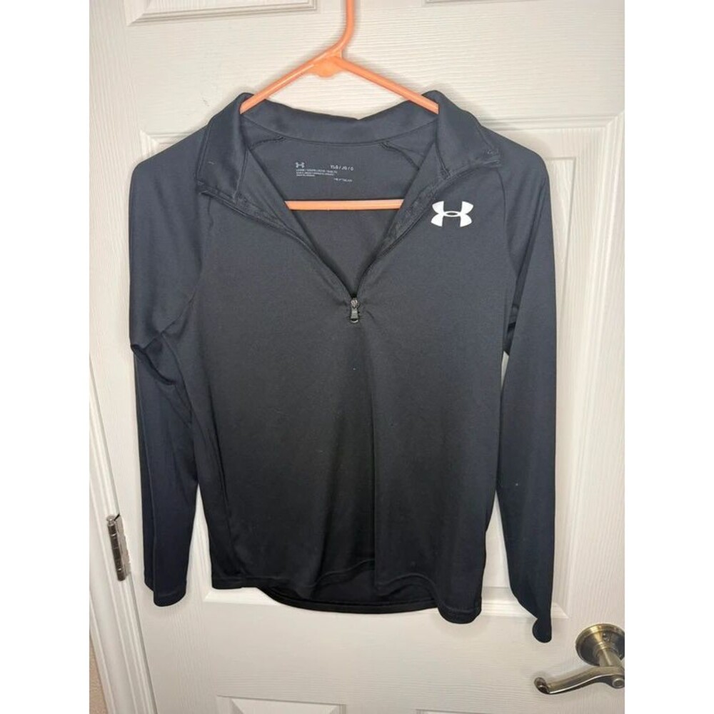 Black Under Armour Quarter Zip